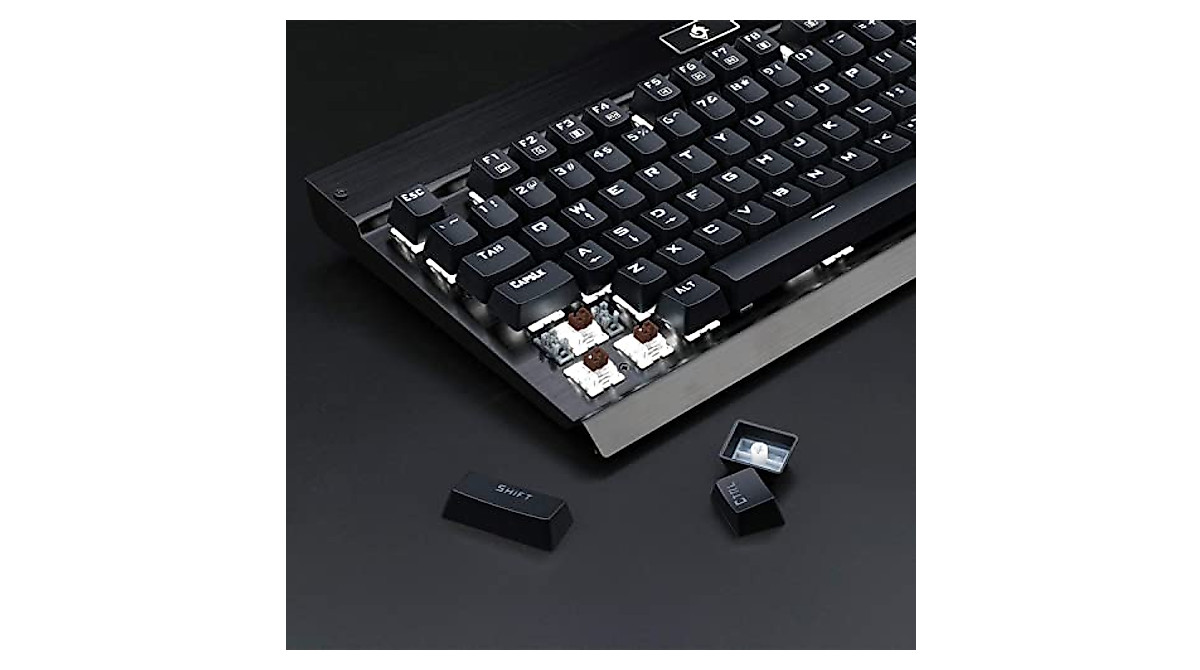 EagleTec KG010 Mechanical Keyboard with Backlit & Brown Switches