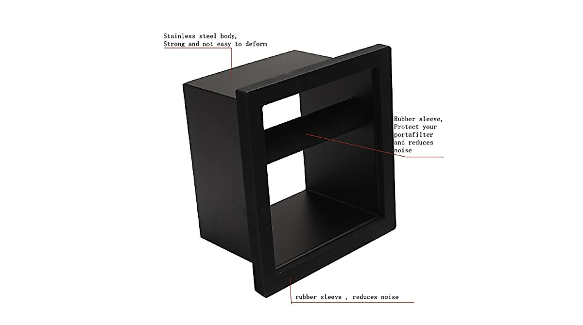 DIBTSA Coffee Knock Box Chute - Durable Stainless Steel Waste Solution