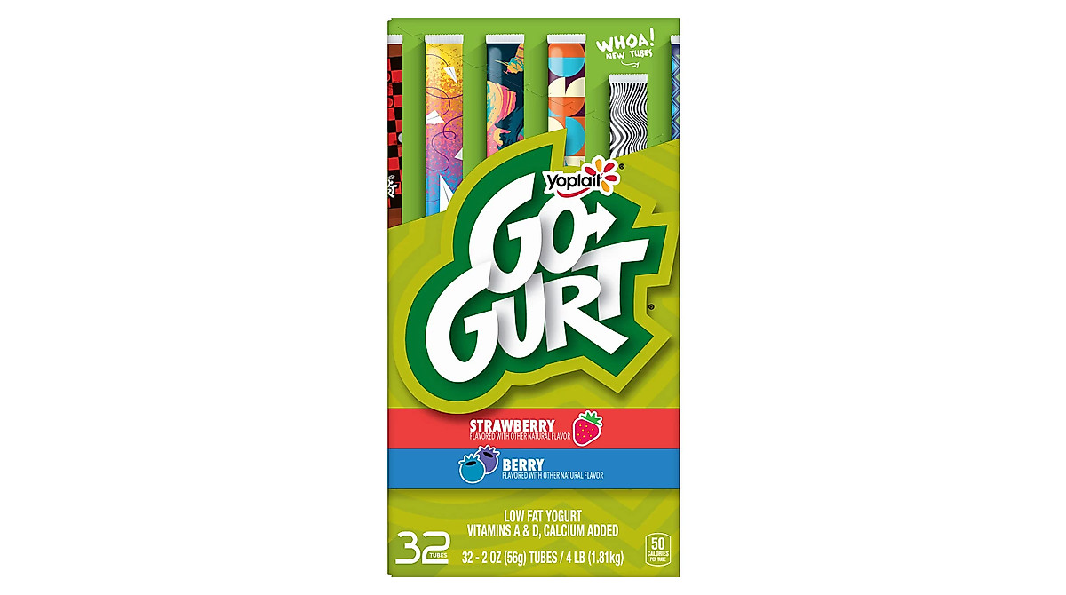 Yoplait Go-Gurt Kids Yogurt Variety Pack - Delicious & Portable Snacks