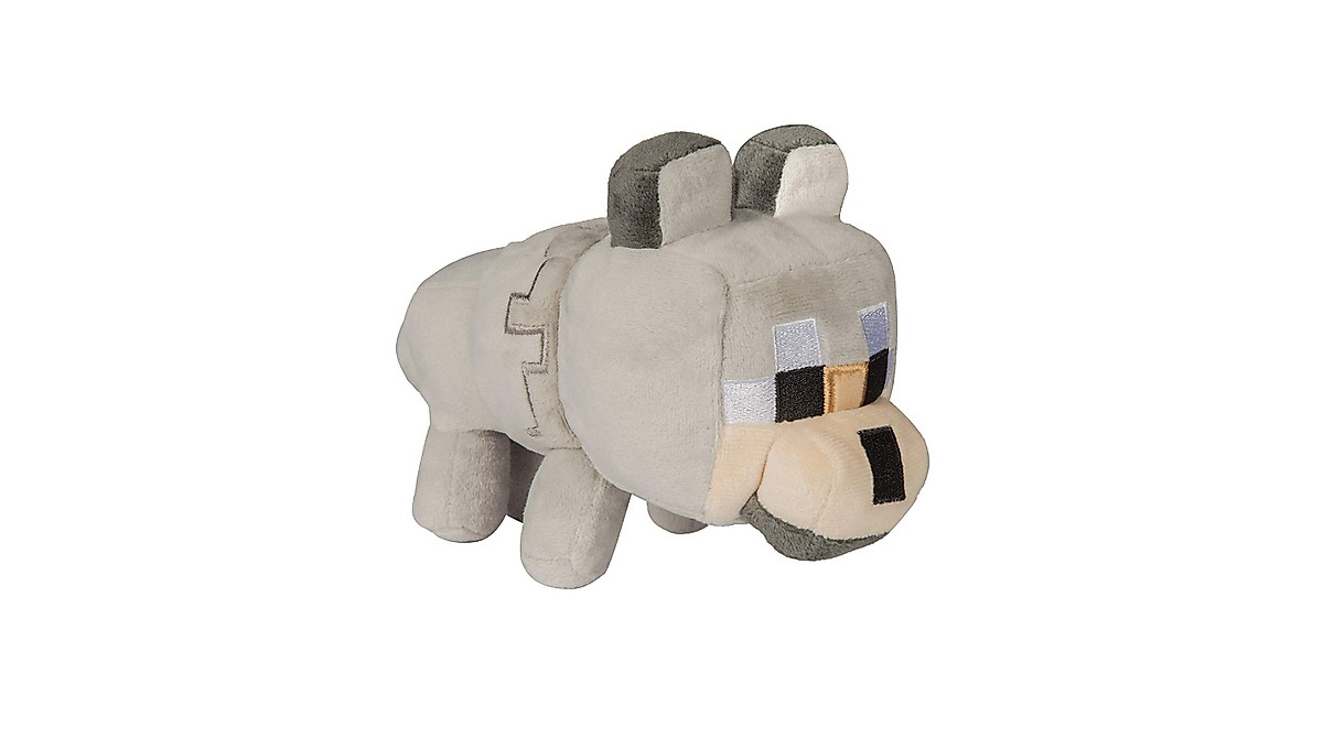 Minecraft Happy Explorer Wolf Plush Toy – High Quality Collectible