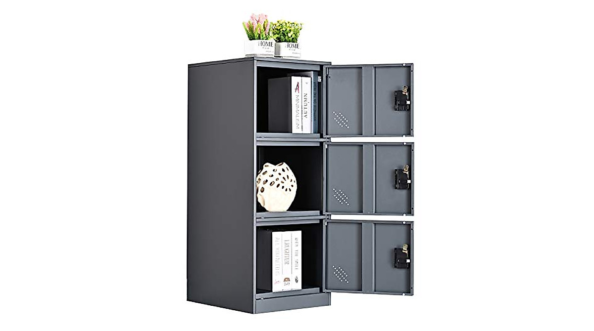 MECOLOR Vertical Locker: Secure Storage for Home, Office, School