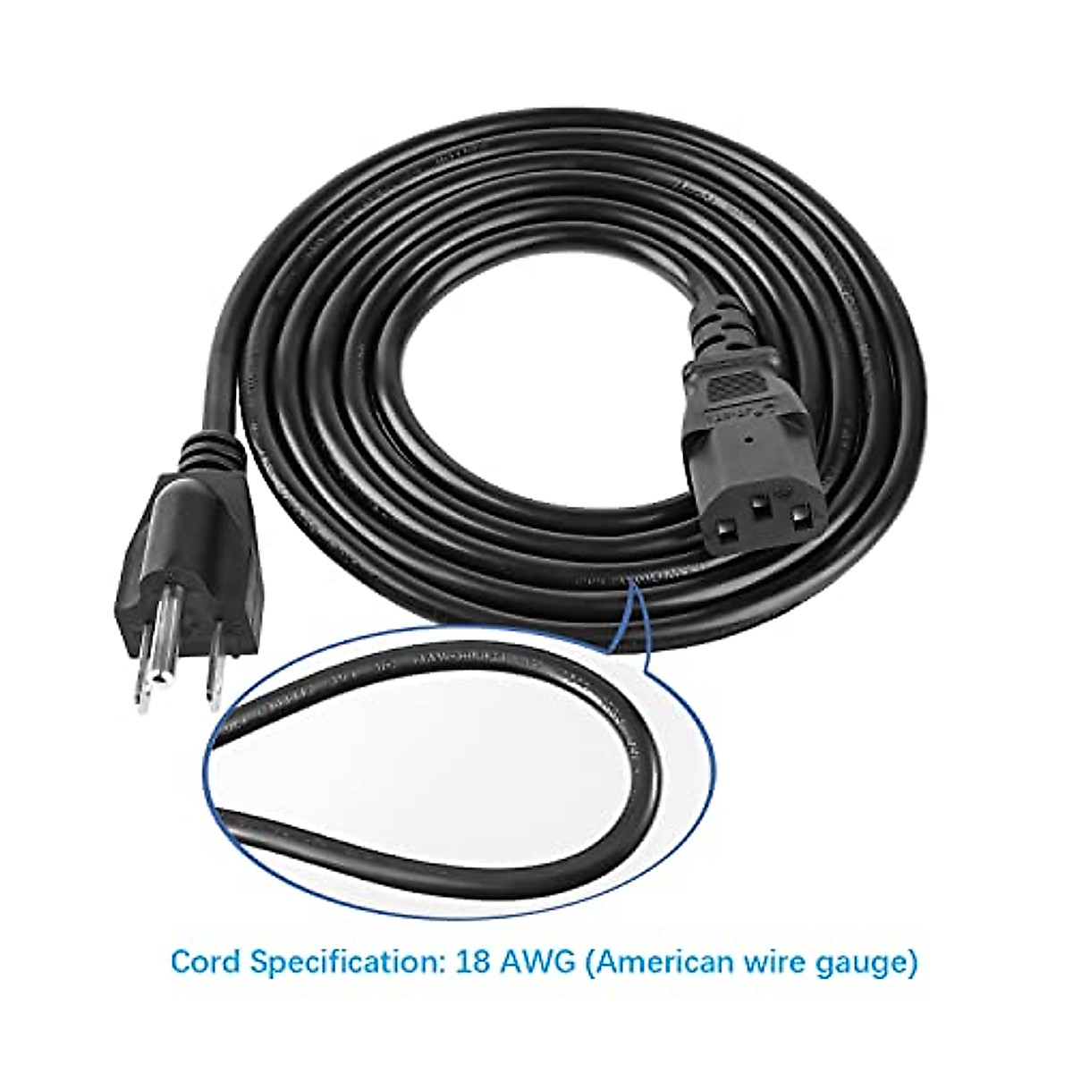 10FT Power Cord for Instant Pot & Kitchen Appliances - UL Listed