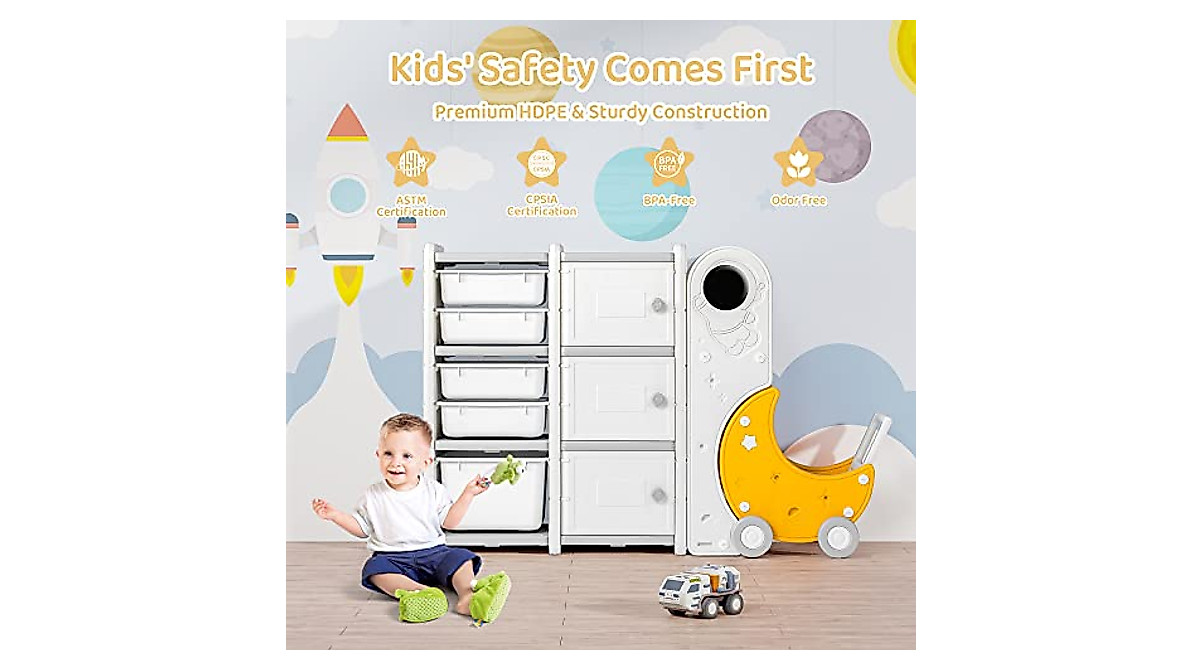Duke Baby Kids Toy Storage Organizer | Safe & Organized Play