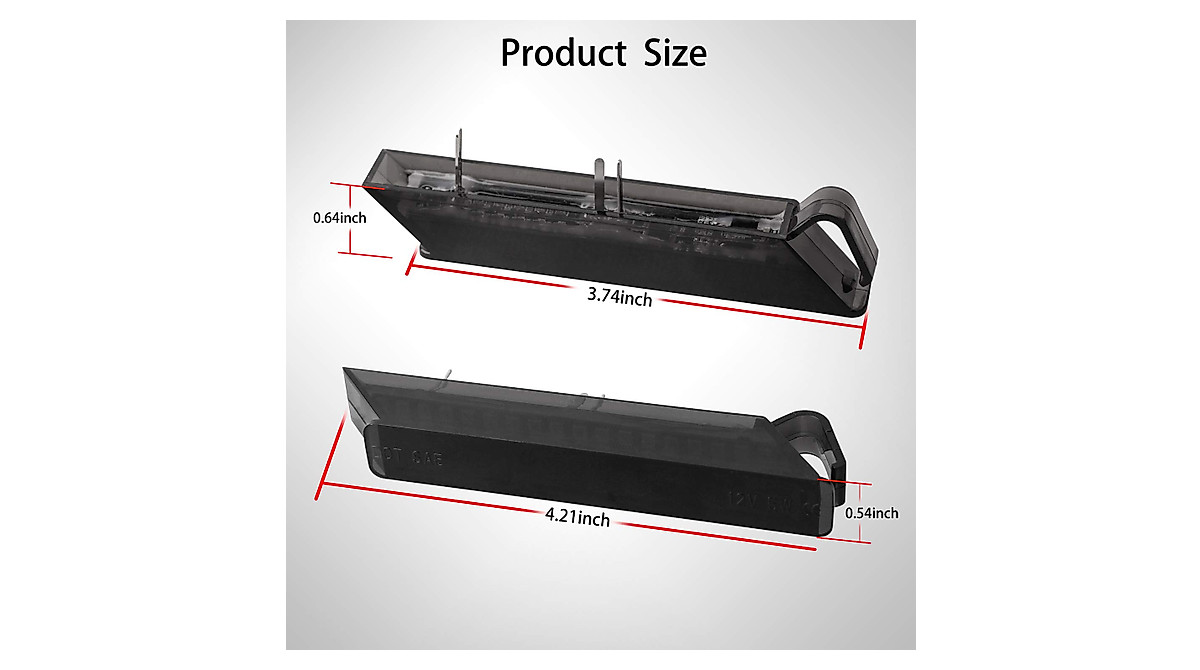 RUXIFEY Sequential LED Side Mirror Turn Signal Light Smoked Right Left Lamps Compatible With Ford F150 Expedition, Lincoln Mark LT, Amber, Side Marker & Turn Signal Combos - Canada