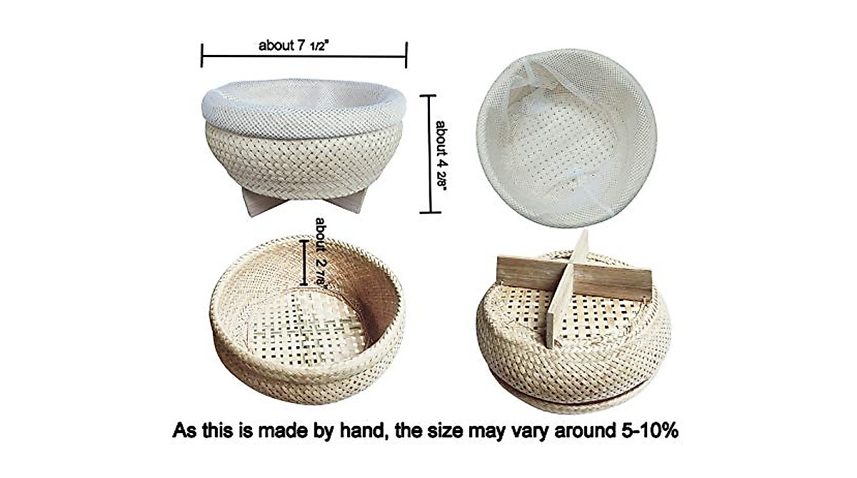 Plai Na Bamboo Steamer for Thai Sticky Rice - Perfect Results