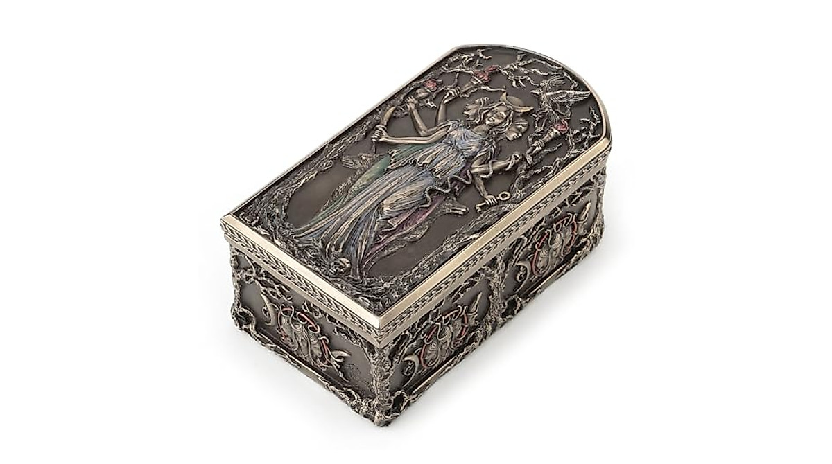 Hecate Triple Goddess Trinket Box by Veronese Design