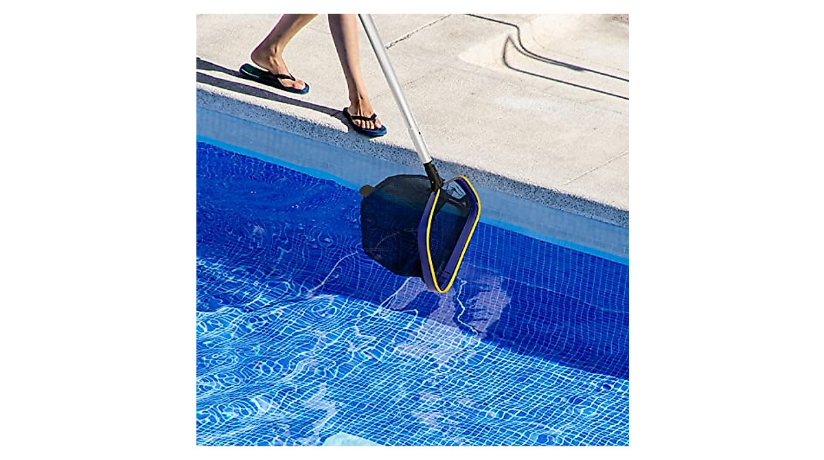 Poolvio Deep Skimmer Net - Clean Pools Effortlessly