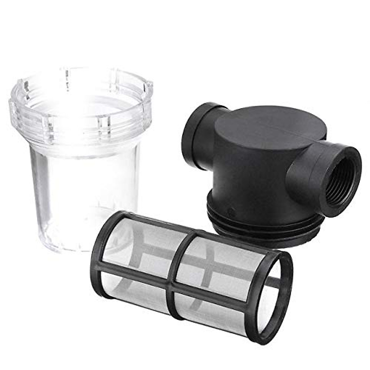Kammas 1 Inch Inline Mesh Strainer for Garden Pond & Irrigation