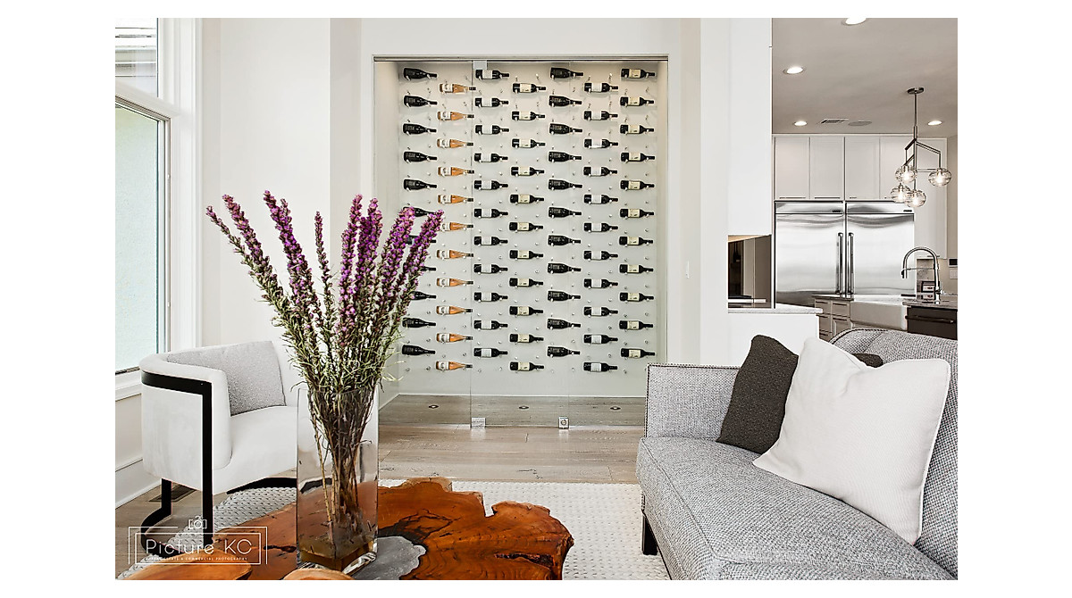 Stylish VintageView Vino Pins - Modern Wine Rack