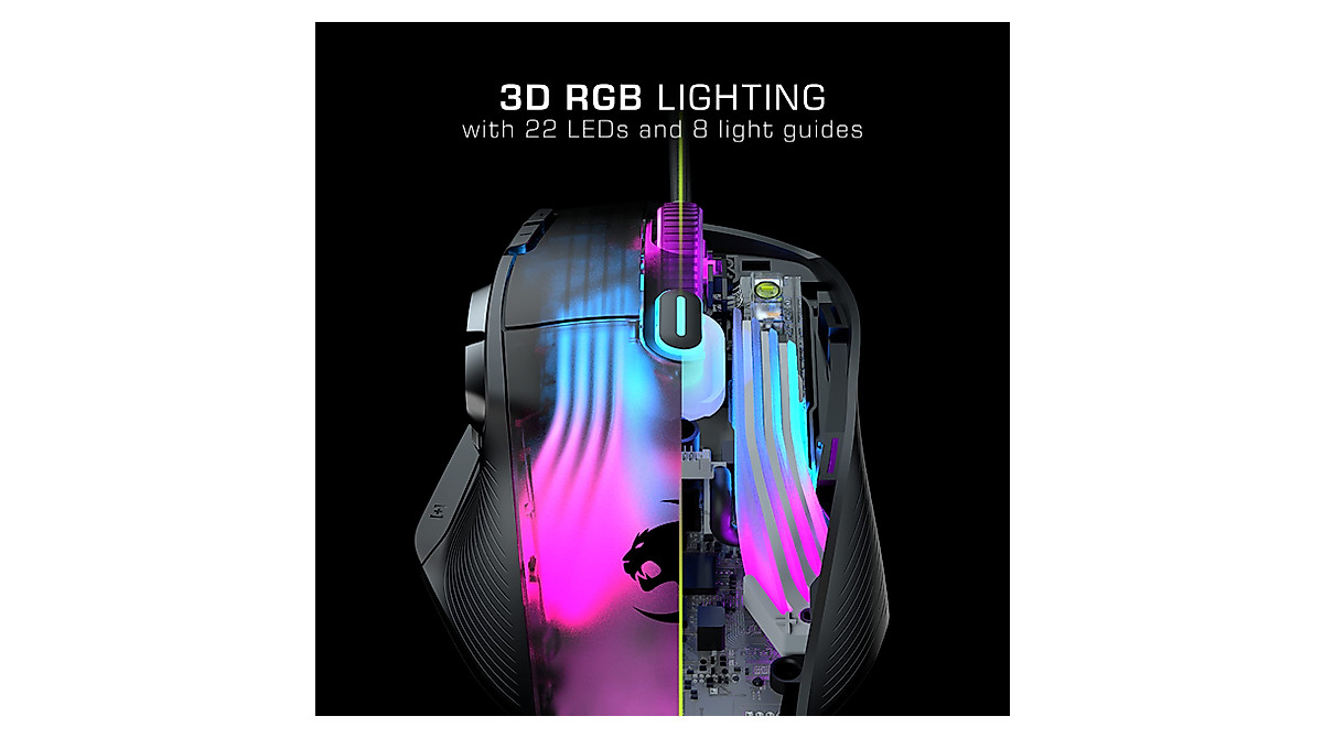 ROCCAT Kone XP Gaming Mouse with 19K DPI & RGB Lighting