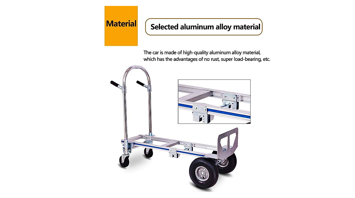 GTFDXJ Portable Folding Trolley Truck - Strong & Versatile