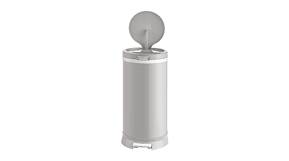 Bubula Steel Diaper Pail with Odor Control & Hands-Free Operation