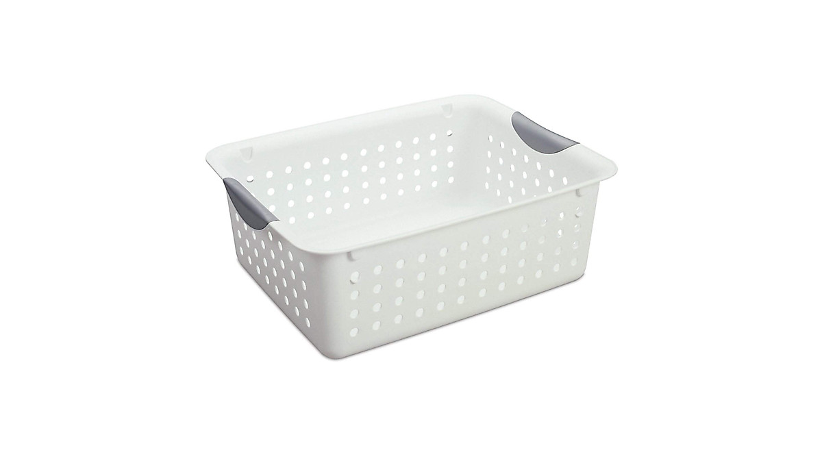 Sterilite Medium Ultra Basket - Durable Plastic Storage Organizer