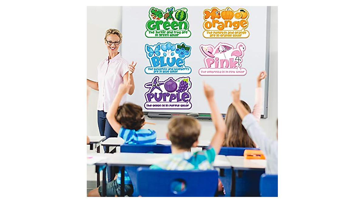 Color Poster Set for Preschool Learning | Bright Classroom Decor