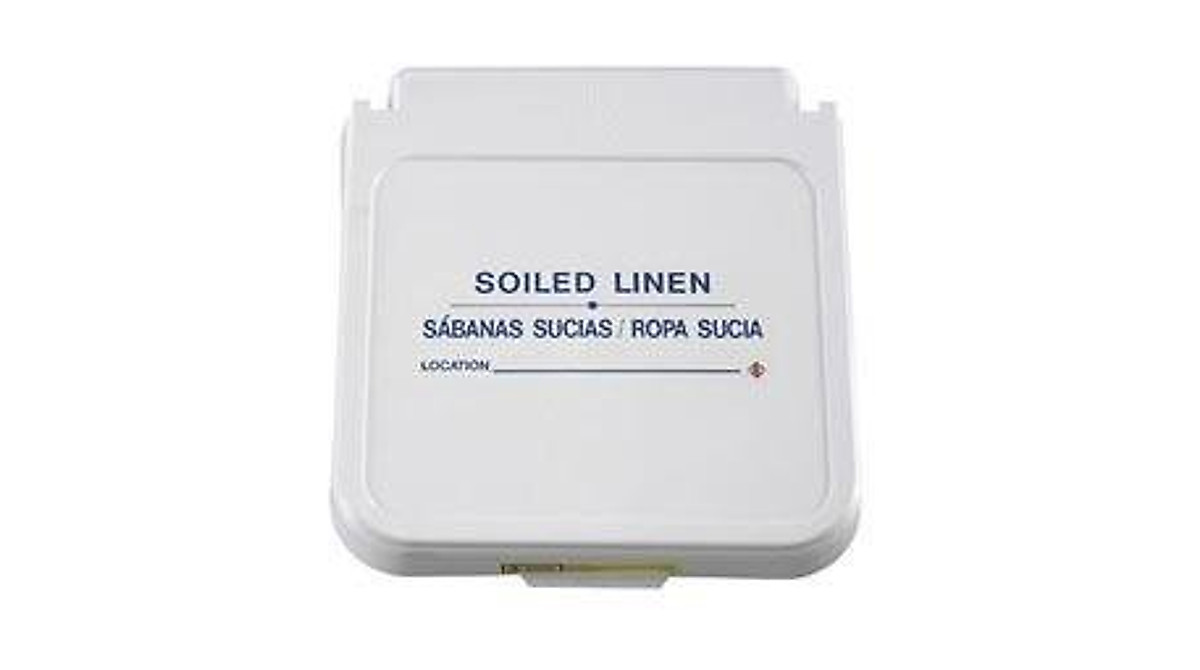 Laundry Hamper Lid Labels - Soiled Linen - R&B Wire