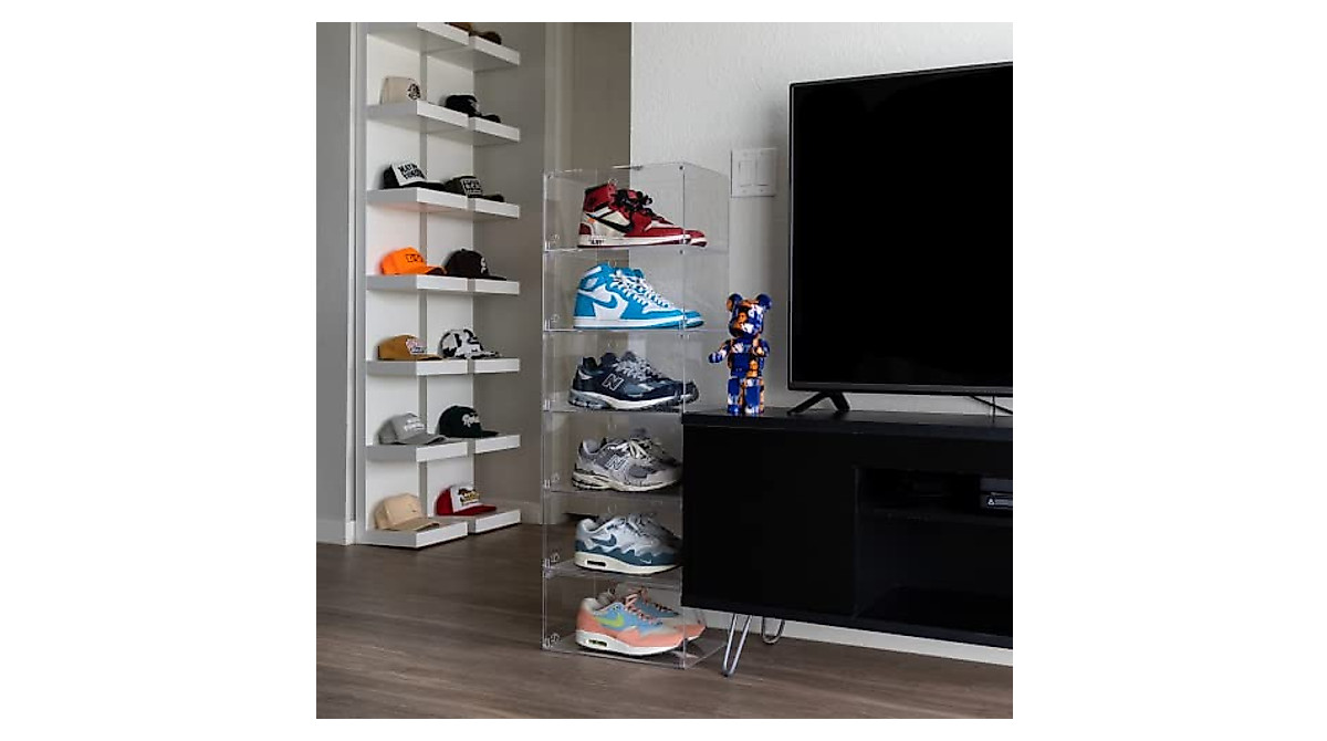 Looksee Acrylic Shoe Display Case - Perfect Sneaker Storage