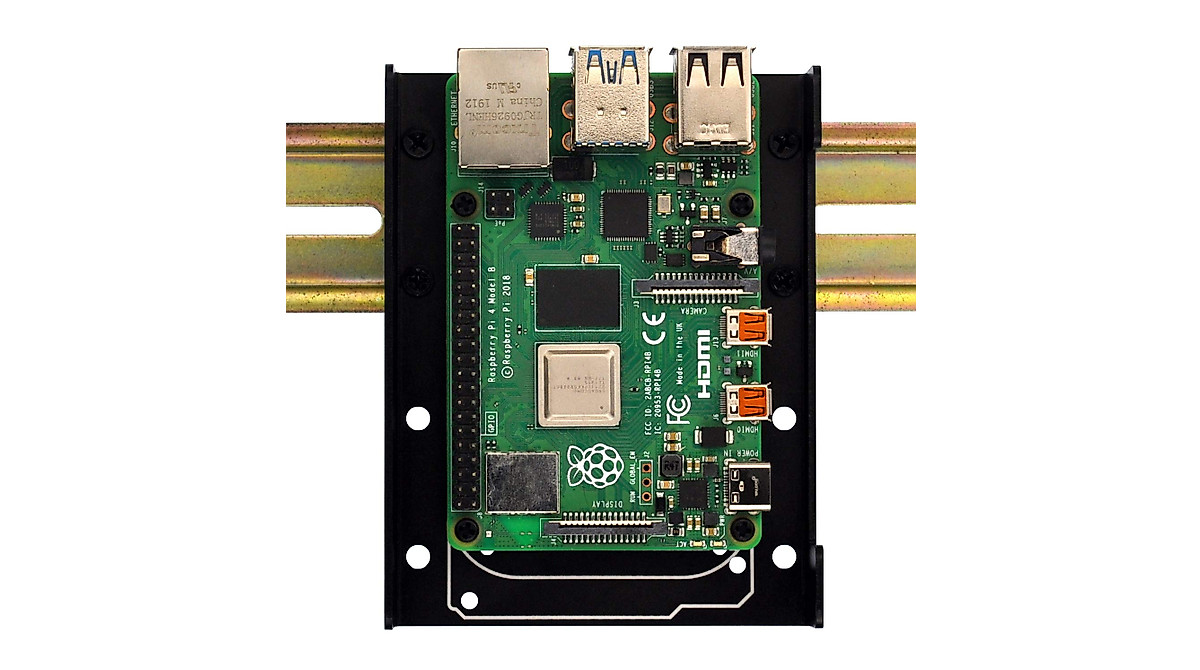 DIN Rail Mount Bracket for Raspberry Pi & Arduino | Industrial Control