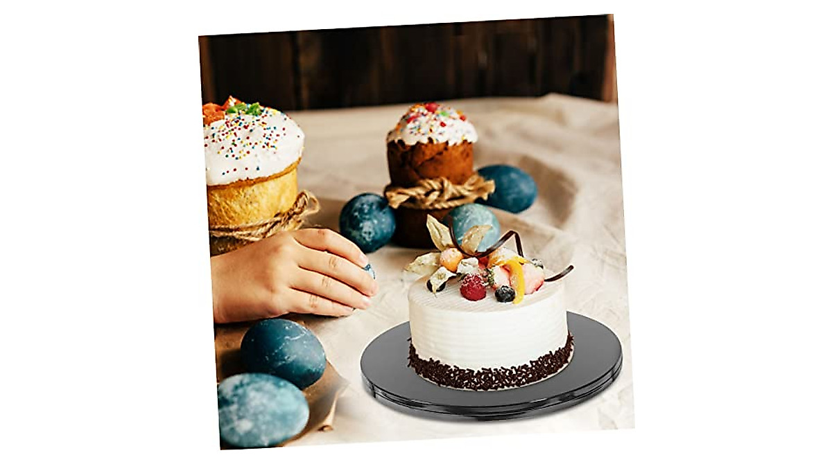 UKCOCO 360° Rotatable Cake Turntable - Easy Decorating