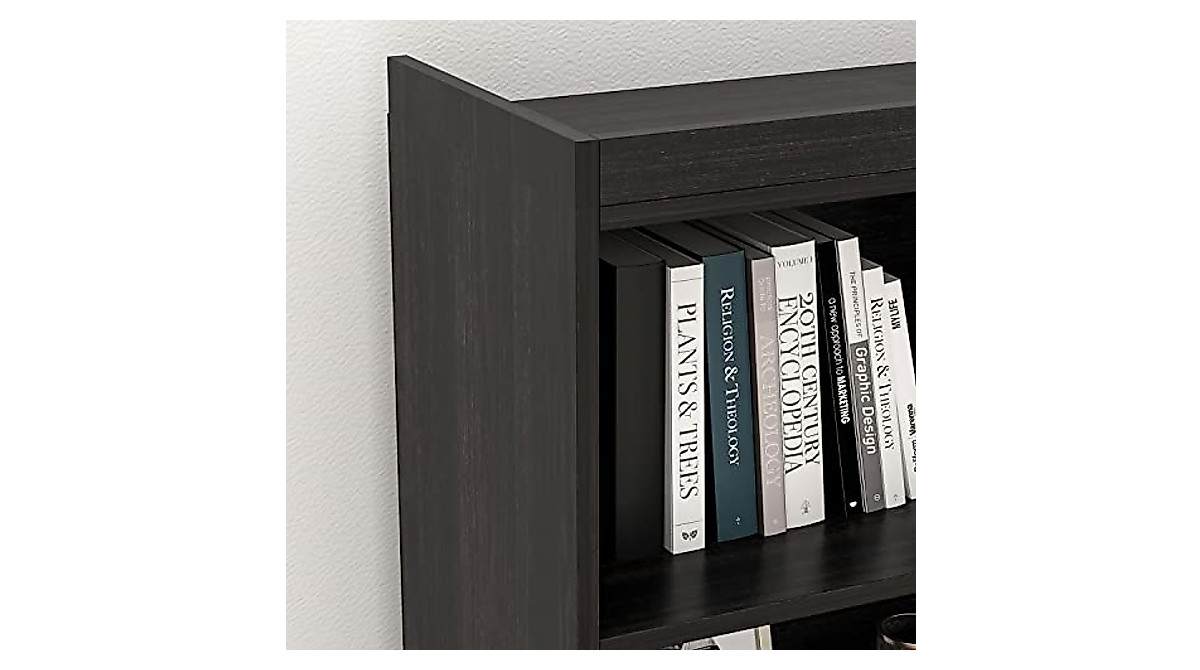 Elegant Homsee Tall Bookcase with Storage & Display