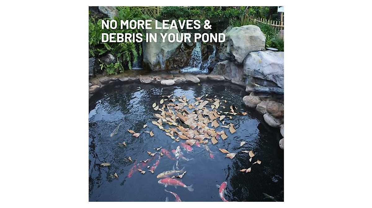 Durable Pond Netting for Koi Ponds - 7' x 10'