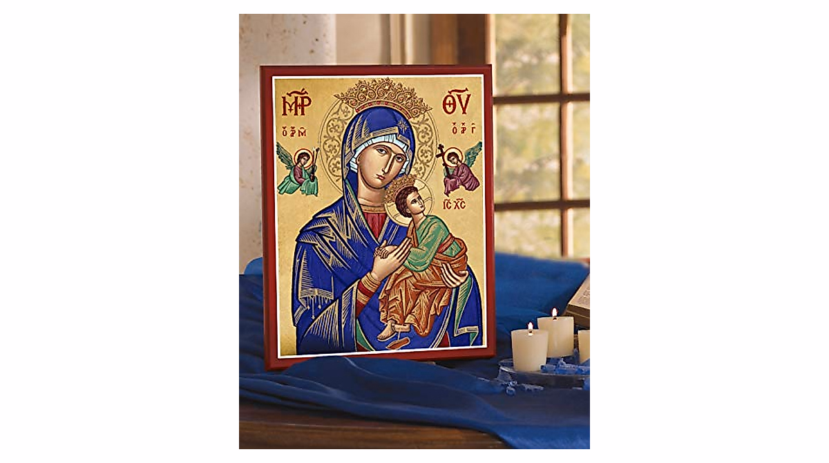 Our Lady of Perpetual Help Icon - 8x10 Byzantine Sacred Art