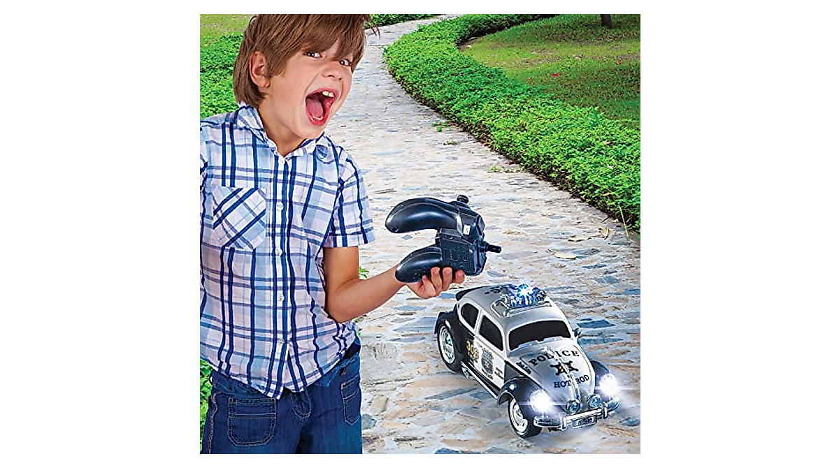 Top Race Remote Control Police Car with Lights & Sirens