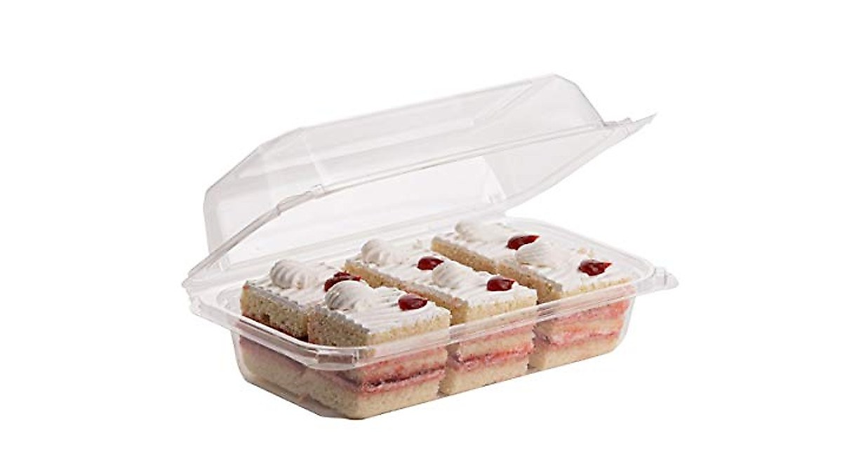 Smygoods Disposable Plastic Loaf Containers - 25 Pack