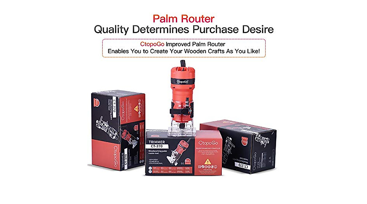 Compact Wood Router Tool - 800W for Precision Crafting