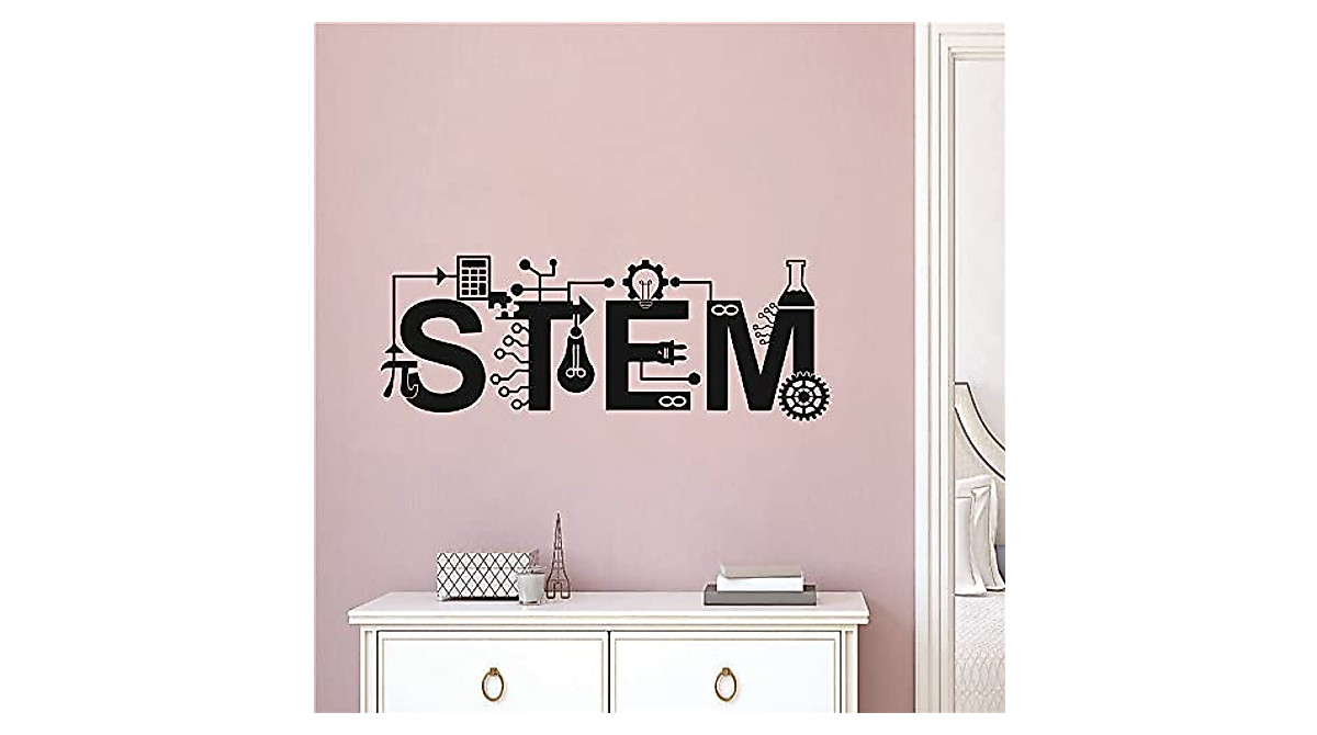 STEM Technology Wall Art Sticker for Classroom