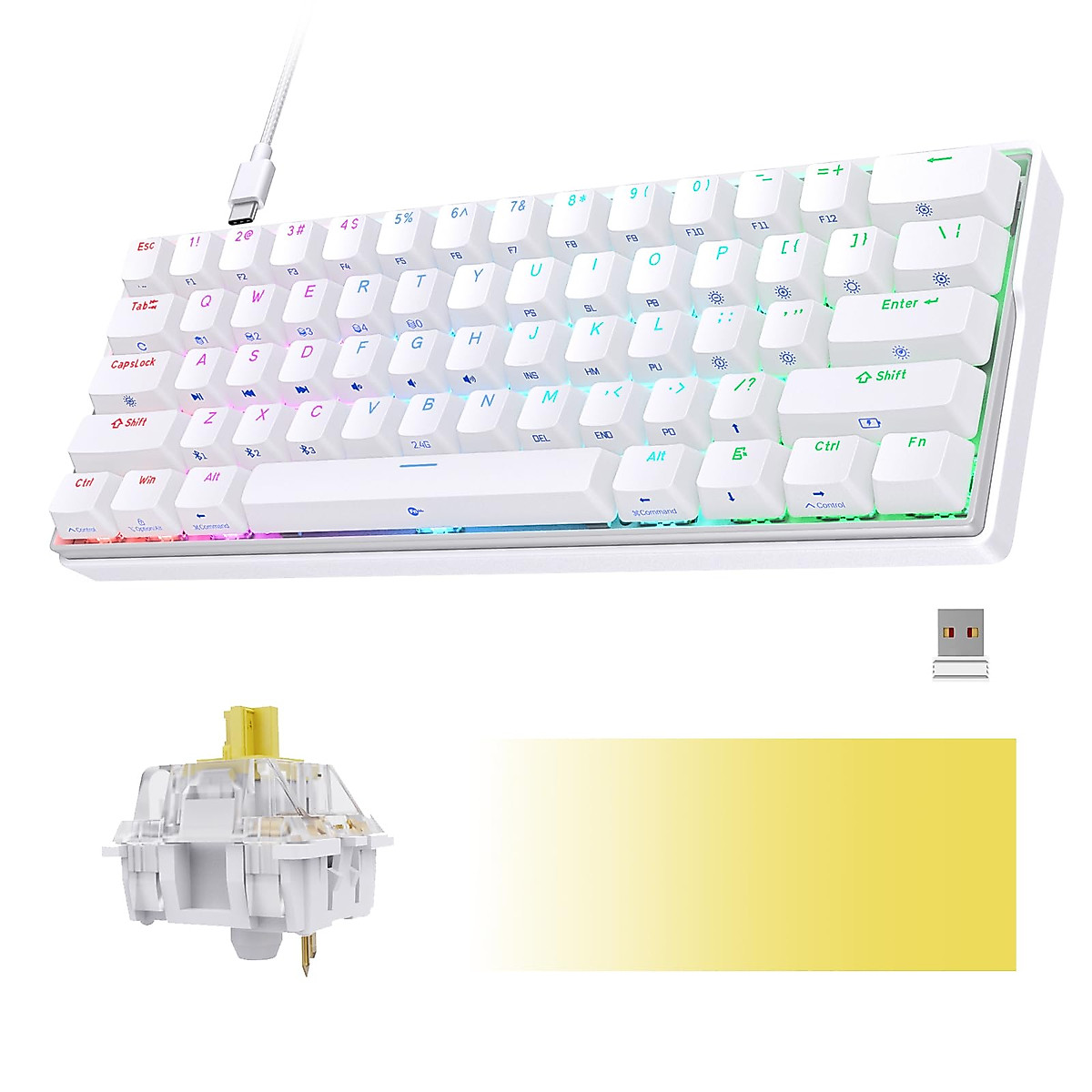 KEMOVE Snowfox DK61 Wireless Gaming Keyboard