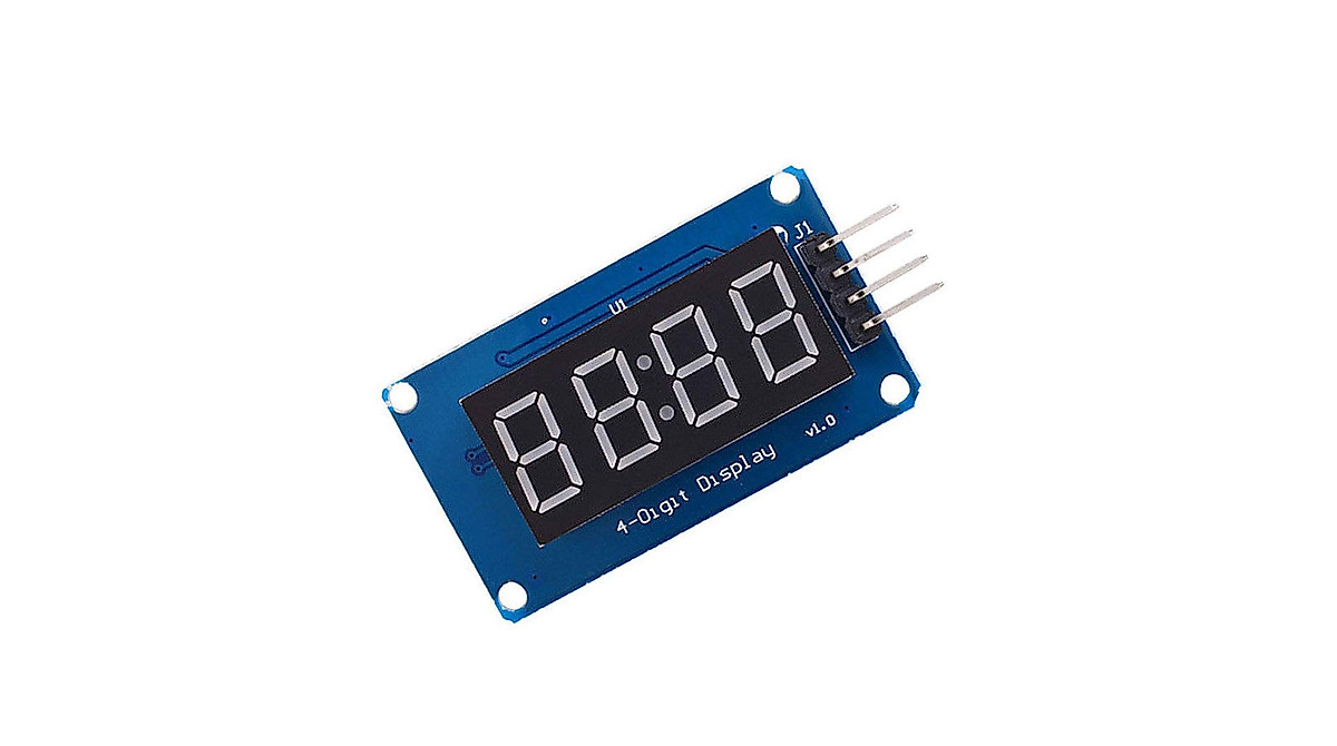 TM1637 4 Digit LED Display Module for Arduino & Raspberry Pi