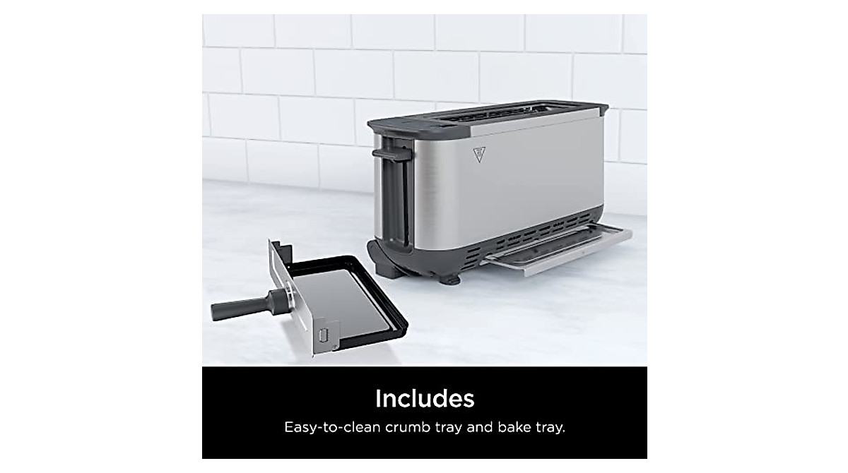 Ninja Foodi 2-in-1 Flip Toaster & Oven - Compact & Powerful