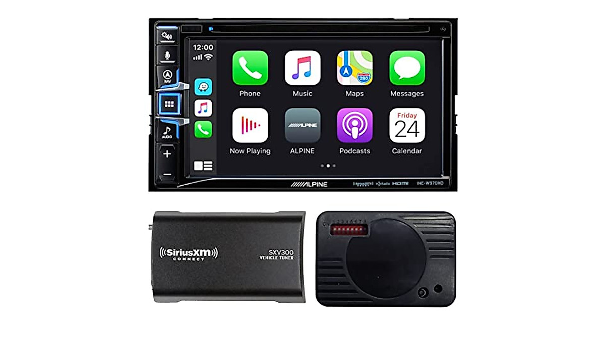 Alpine INE-W970HD GPS Multimedia Receiver with Apple CarPlay & Android Auto