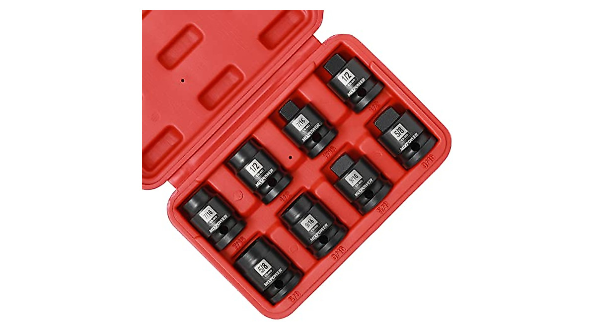 MIXPOWER 1/2 Zoll Stecknuss 3/4 Zoll – Aus CR-MO Stahl Für Achsmuttern