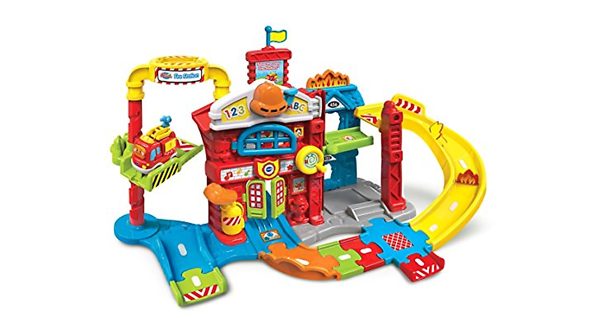 VTech Go! Go! Smart Wheels Fire Station - Fun Rescue Playset