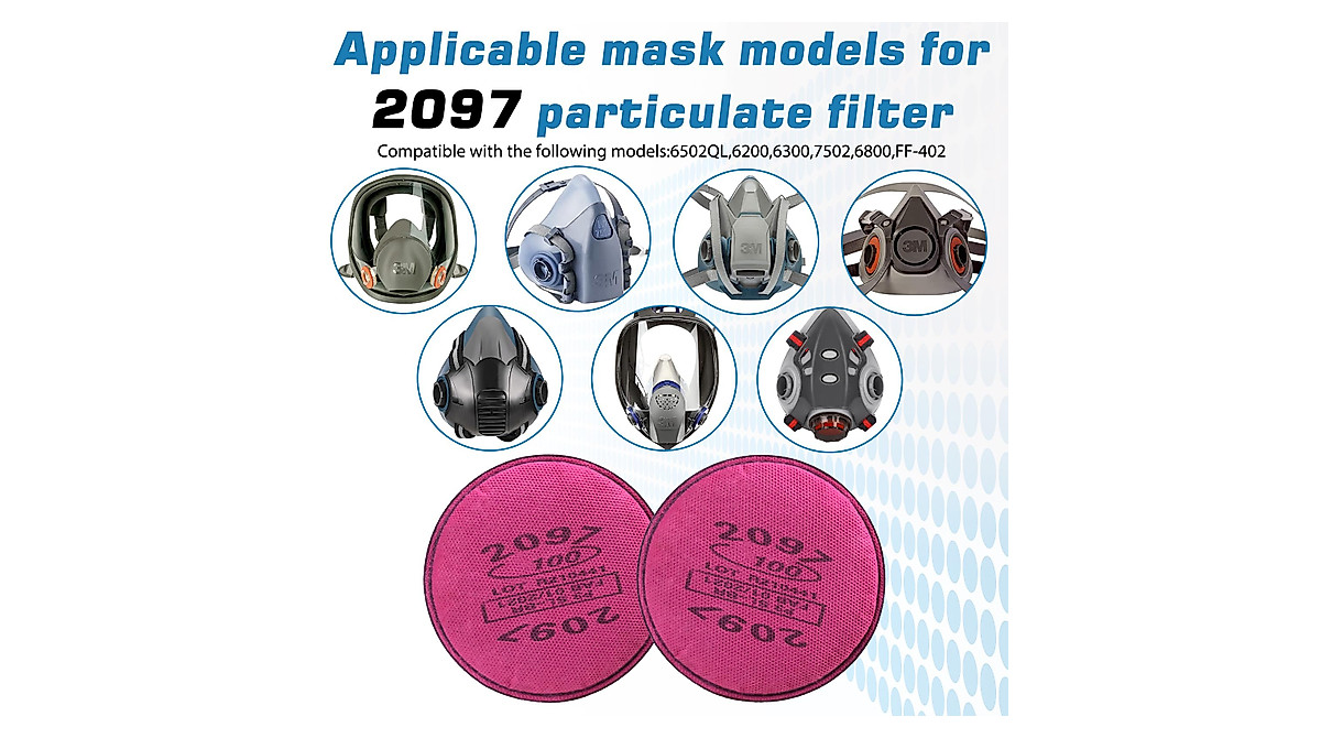 10PCS 2097 Particulate Respirator Filters | High-Quality Protection