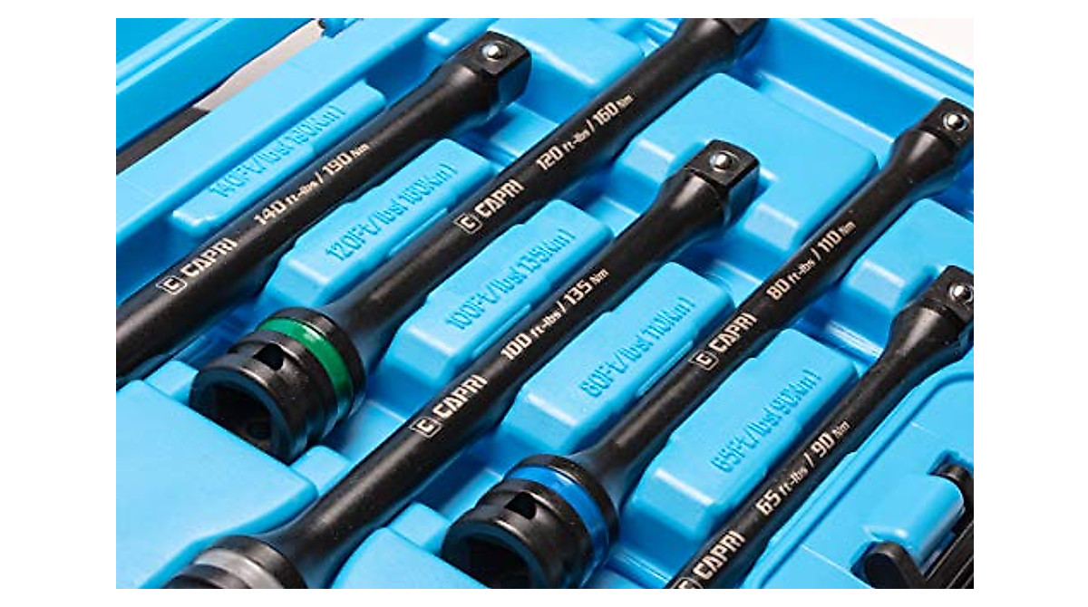 Capri Tools 30083 Torque Limiting Extension Bar Set - Accurate Fastening