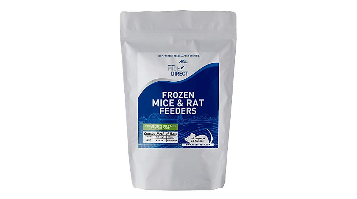 Premium Frozen Rat Combo for Reptiles - Large & Jumbo Feeders