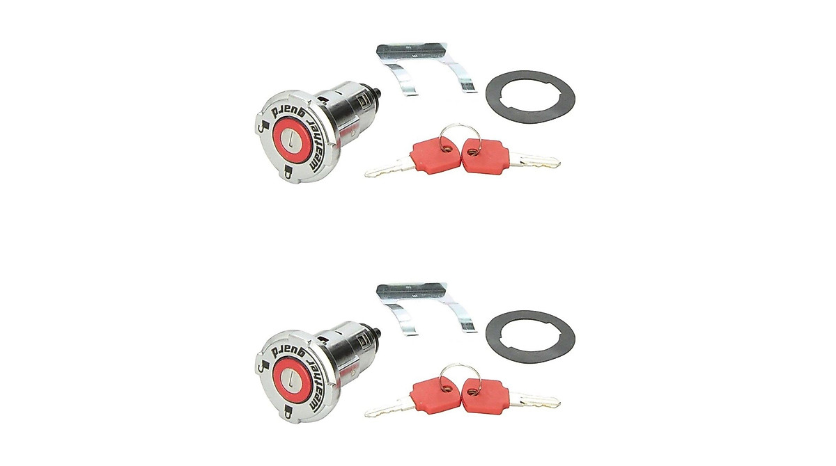 Weather Guard Tool Box Locks - Keyed Alike 2 Pack