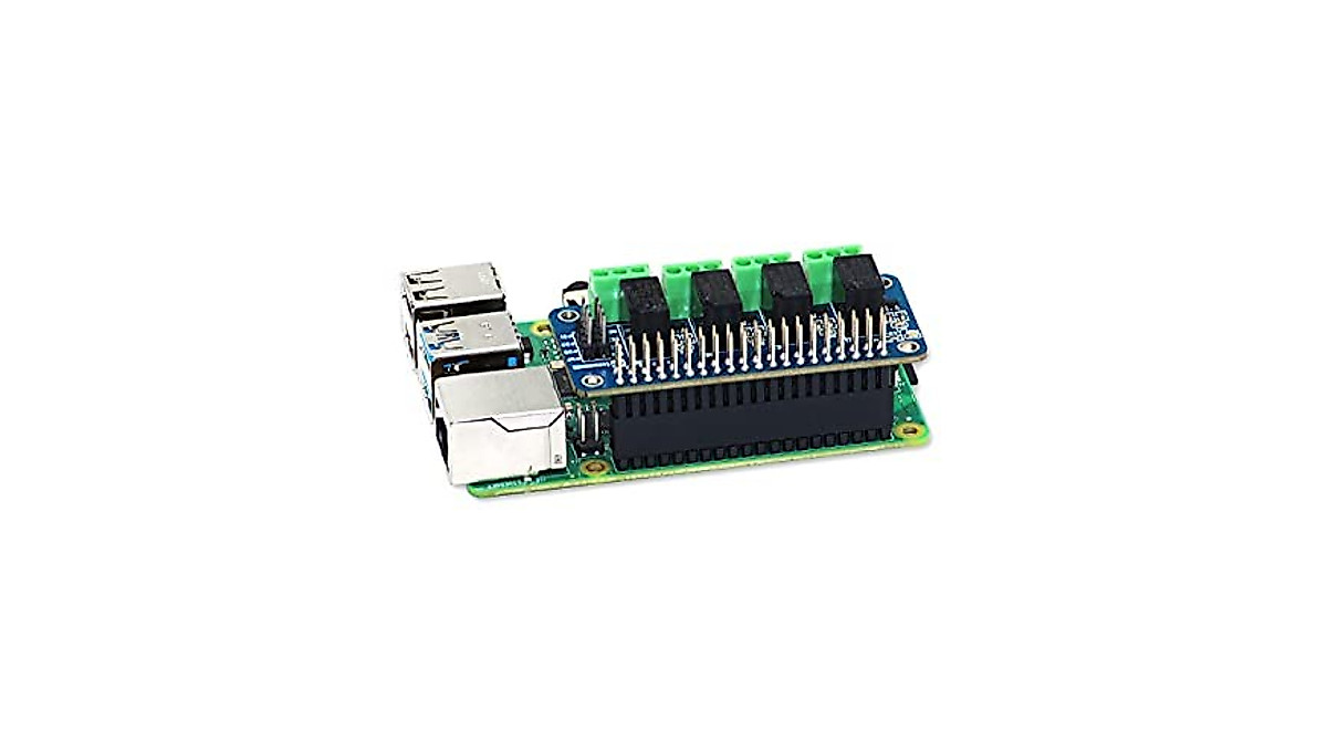 Relay 4 Zero 3V 4-Channel Relay Shield for Raspberry Pi Control