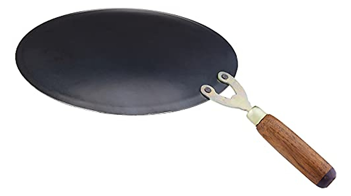 Noor 12-Inch Iron Tawa Griddle | Perfect for Roti
