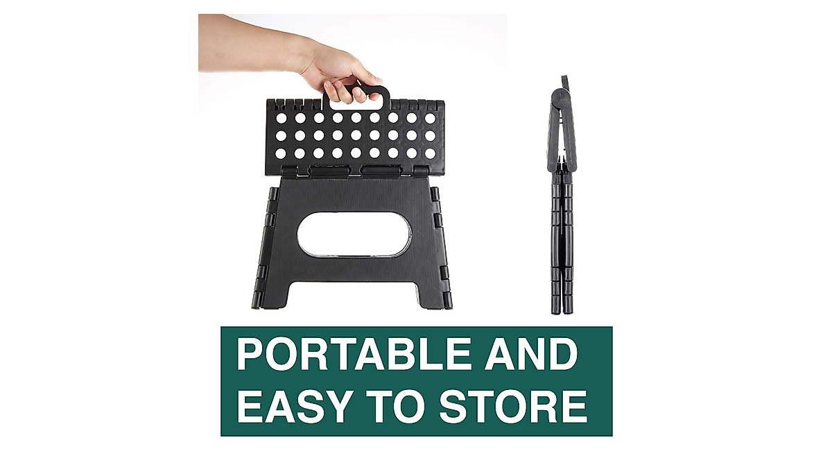Simplized 9-Inch Folding Step Stool for Kids & Adults