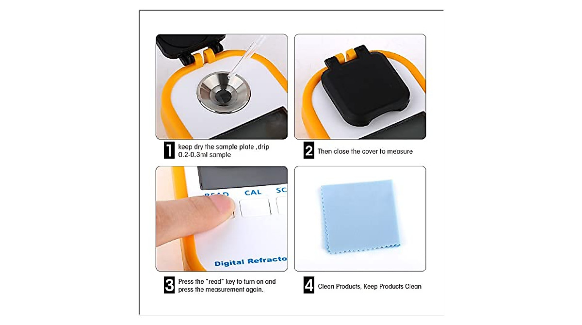 Yise-O0615 Digital Refractometer for Automotive & Industrial Use