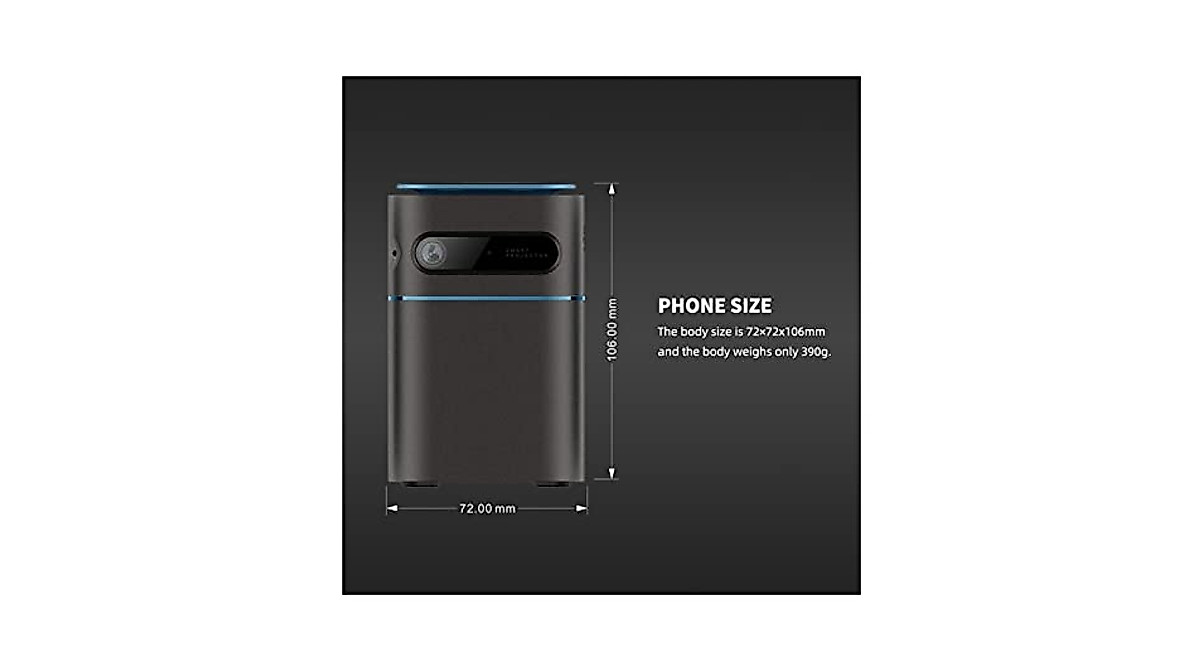 4K Android WiFi Bluetooth Projector for Home & Outdoor Cinema