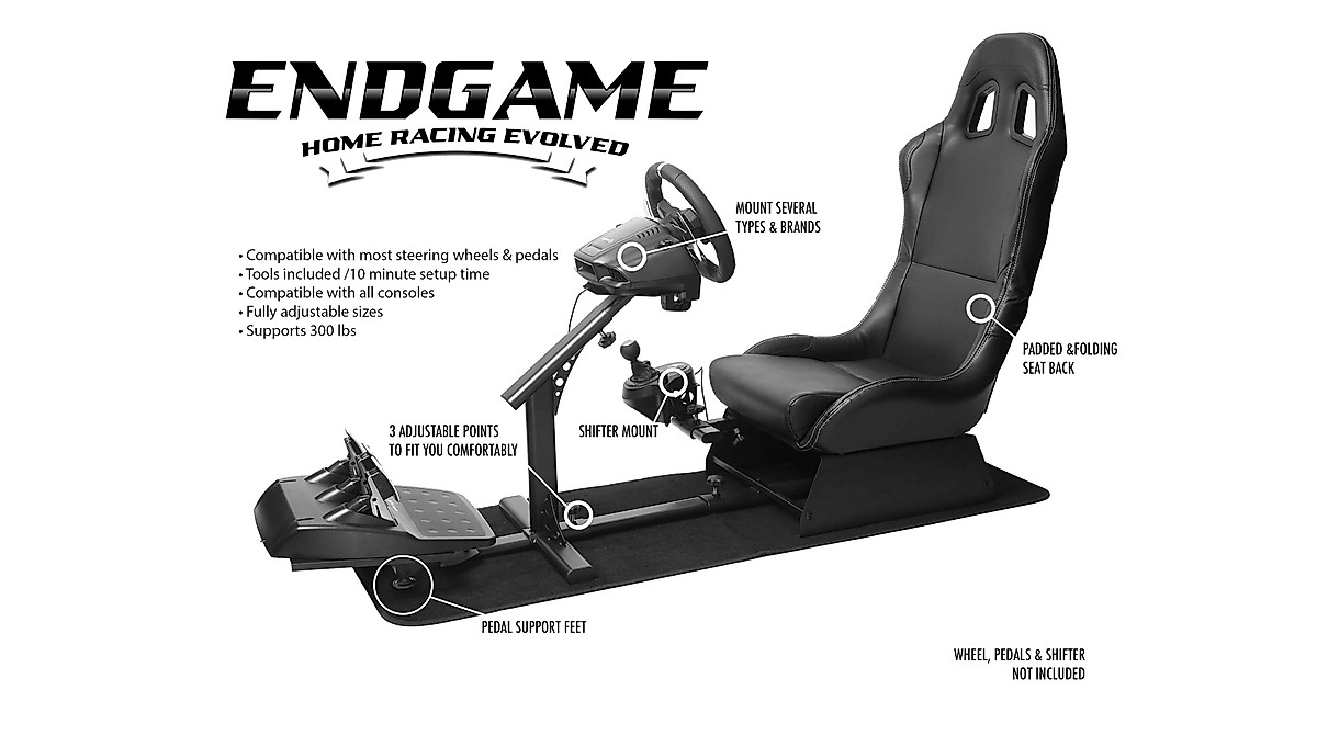 ProAm USA Racing Seat Gaming Chair for Logitech G29 & More
