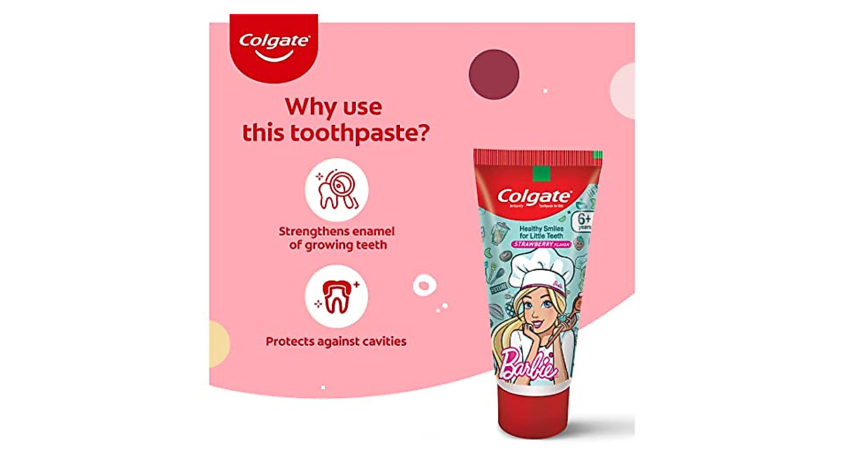 Colgate Kids Barbie Red Toothpaste - 80g