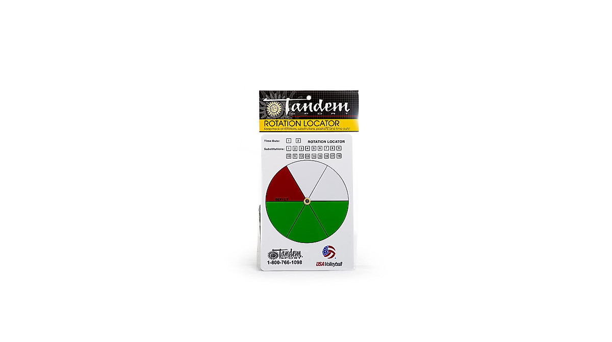 Tandem Sport Volleyball Rotation Tracker for Coaches & Refs