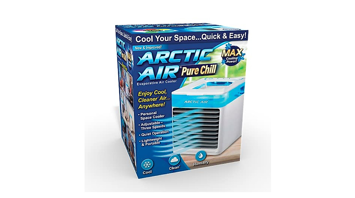 Arctic Air Pure Chill Evaporative Cooler – Portable Personal Air Cooler