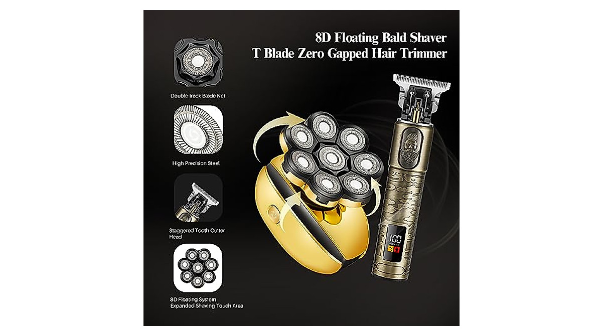 Roziapro Head Shavers for Men - Professional Grooming Kit