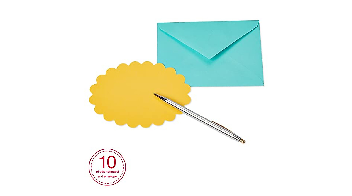 American Greetings Single Panel Blank Cards With Envelopes Bright Patterns 30 Count - View #3